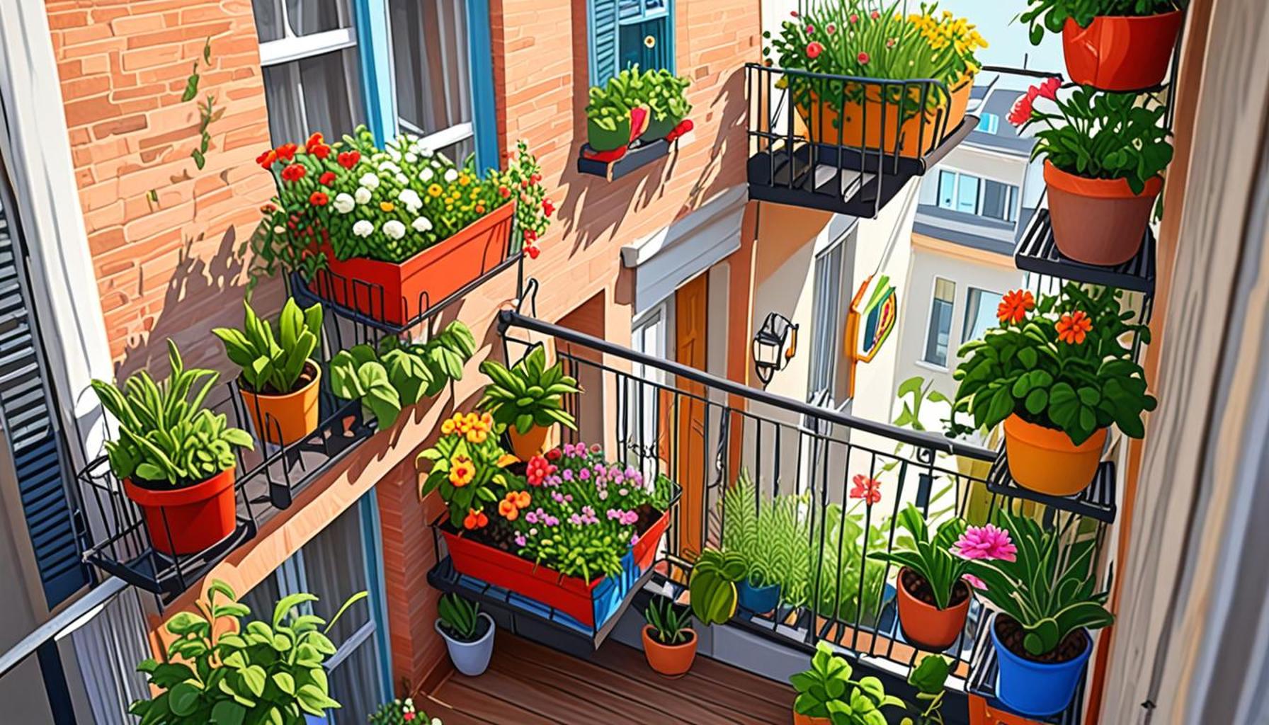 Gardening in Small Spaces: Creative Tips for Cultivating an Urban Oasis on Balconies and Small Yards
