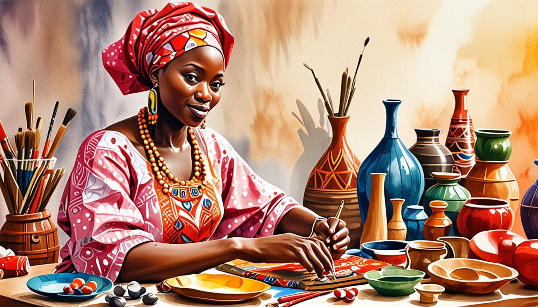 Nigerian Handicrafts Cultural Richness Traditional Techniques Materials