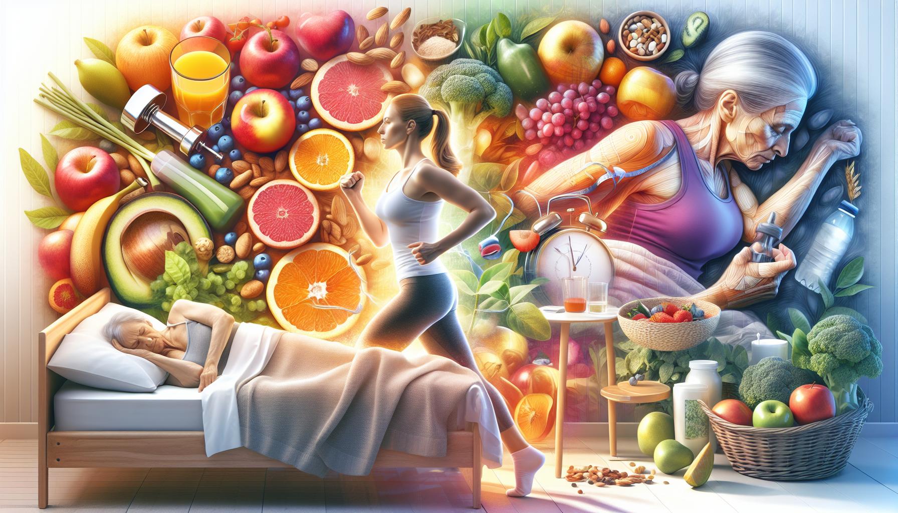 Lifestyle Techniques to Prevent Premature Aging: Nutrition, Exercise, and Sleep