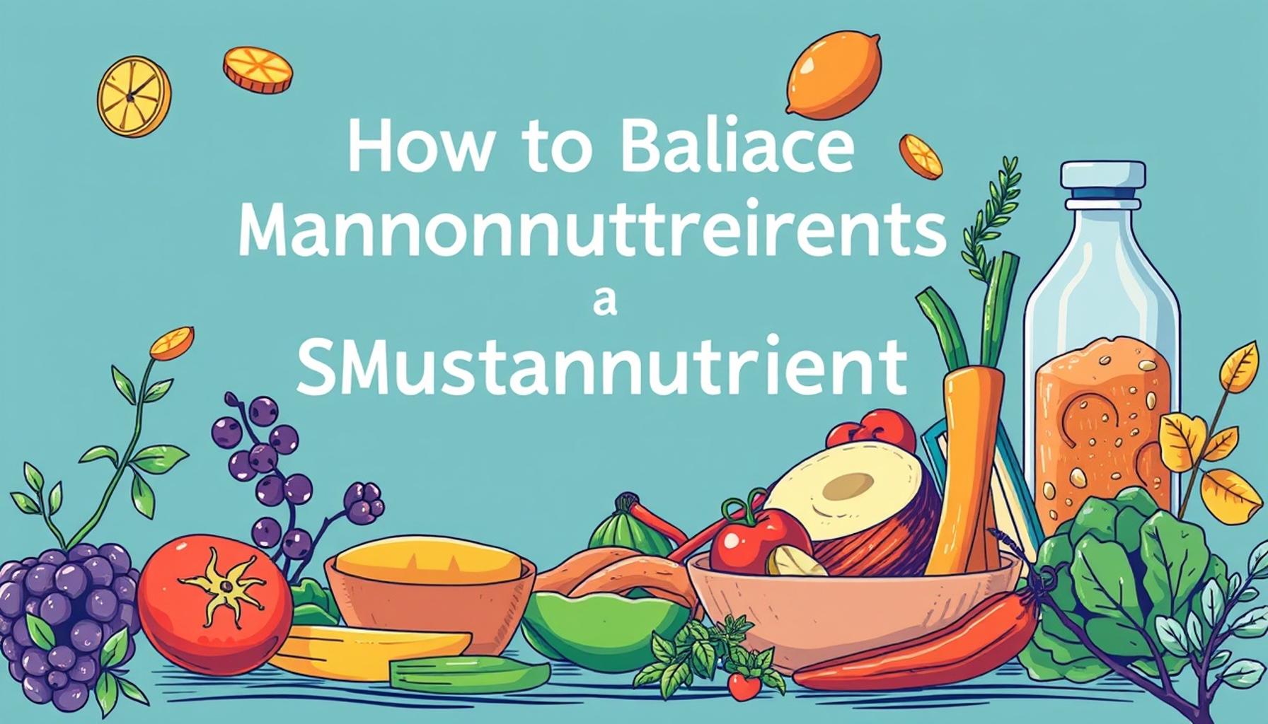 How to Balance Macronutrients for a Sustainable Diet